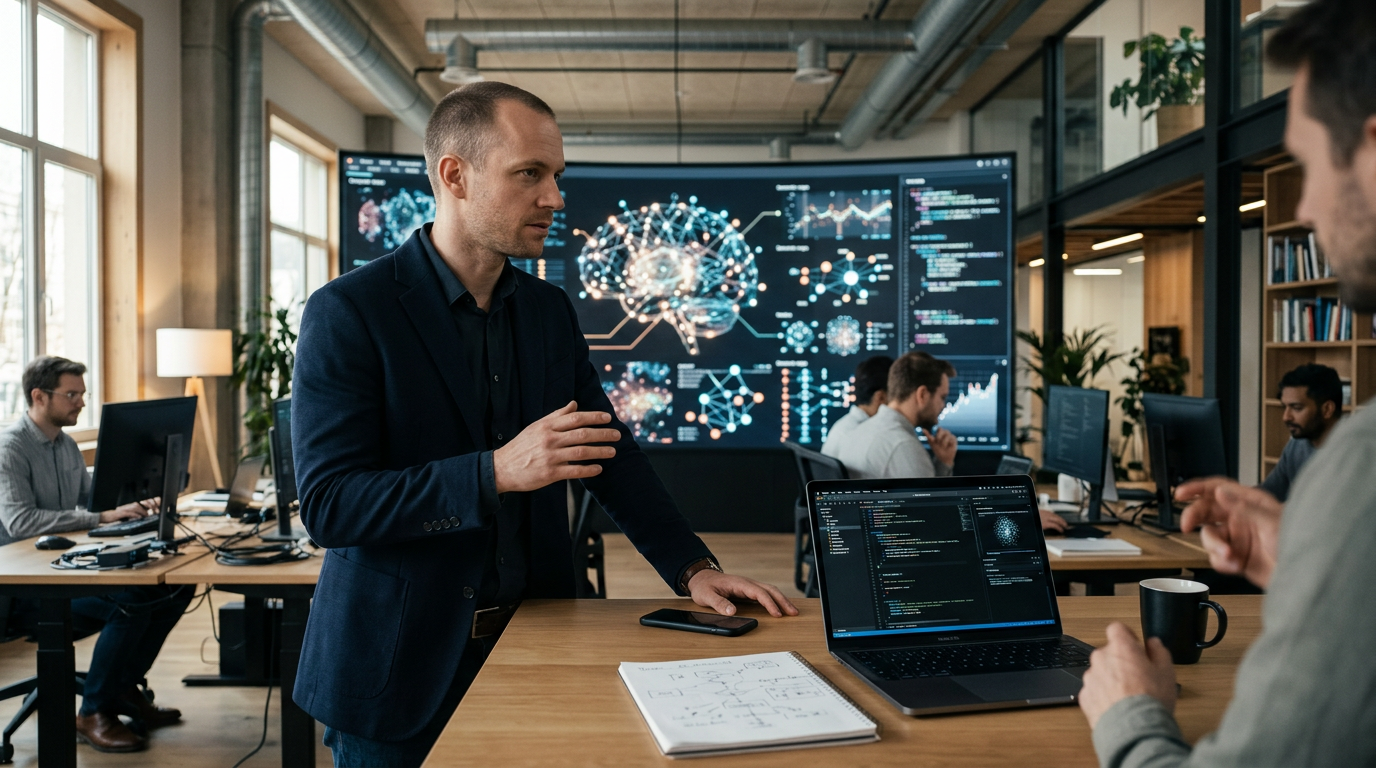 Disrupt: Wie entwickelt man KI, die die Welt wirklich versteht, Robin Rombach?