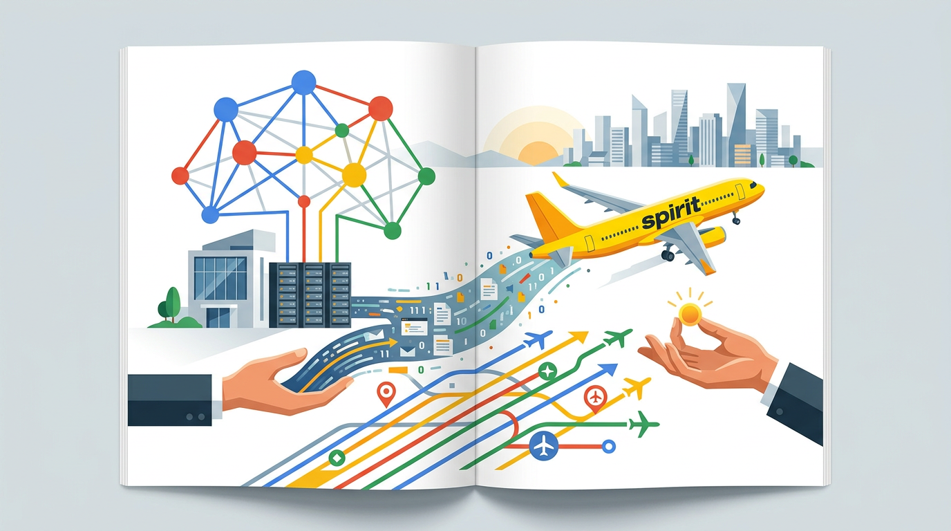 Künstliche Intelligenz: Google kauft Daten von Spirit Airlines
